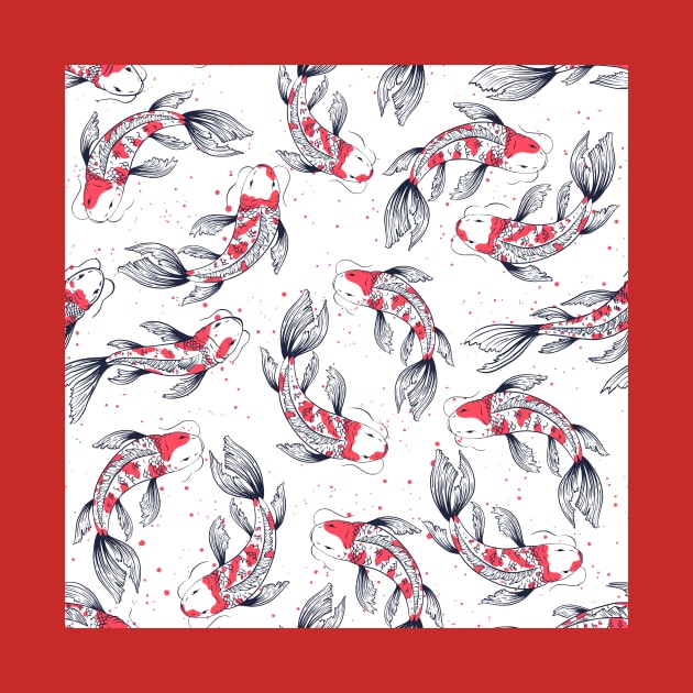 Koi fishes - Japanese carps. by RenattaZare