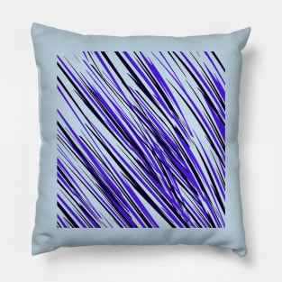 Black and Blue Pillow