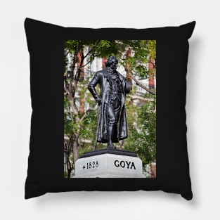 Spain. Madrid. Monument to Goya. Pillow