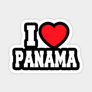 I Love Panama Magnet