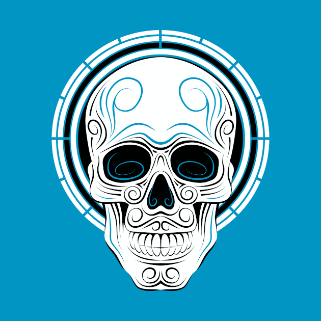 Geometric skull by goldengallery