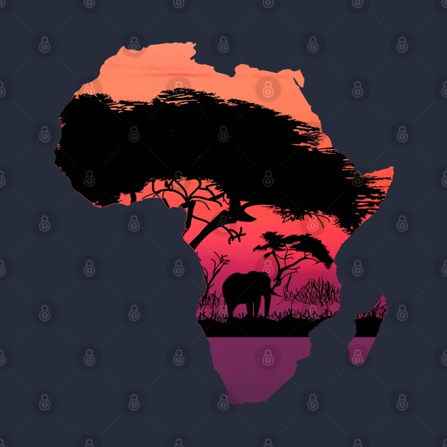 African Landscape by Urbanic