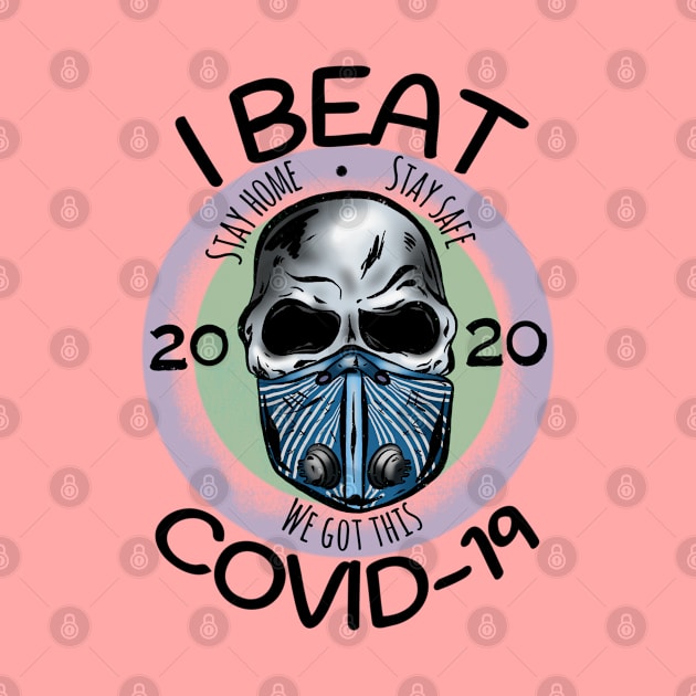 I Beat Covid by Danispolez_illustrations