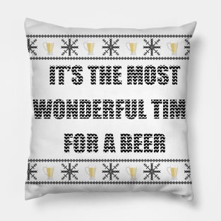 It's The Most Wonderful Time For A Beer Pillow
