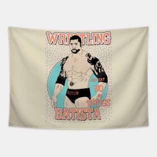 Artwork Batista Wrestling Aesthetic Tapestry