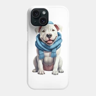 Winter Dogo Argentino Dog Phone Case