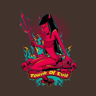 Devil Pin-Up Girl - Touch of evil T-Shirt