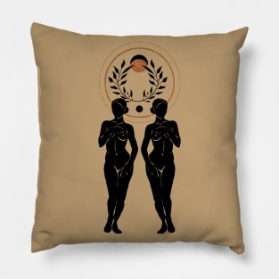 Astro Celestial Feminine Contemporary Prints Pillow