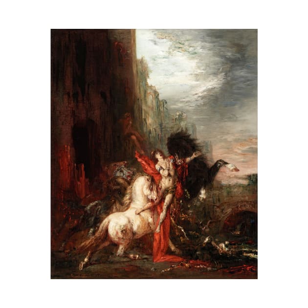 Diomedes Devoured by His Horses by Gustave Moreau by Classic Art Stall