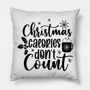 Christmas calories don't count Pillow