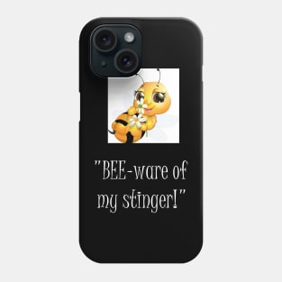 bee funny cool Phone Case