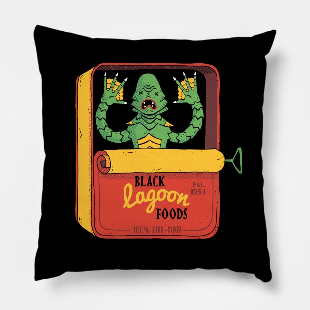 Tinned Creature Pillow by DinoMike