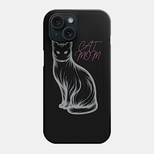 Cat Mom # 1 Phone Case