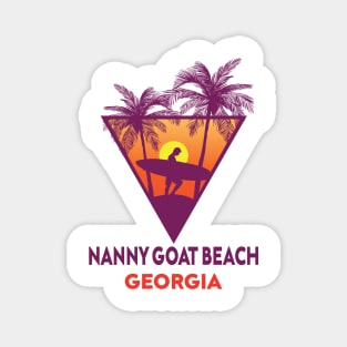 Nanny Goat Beach Georgia Magnet