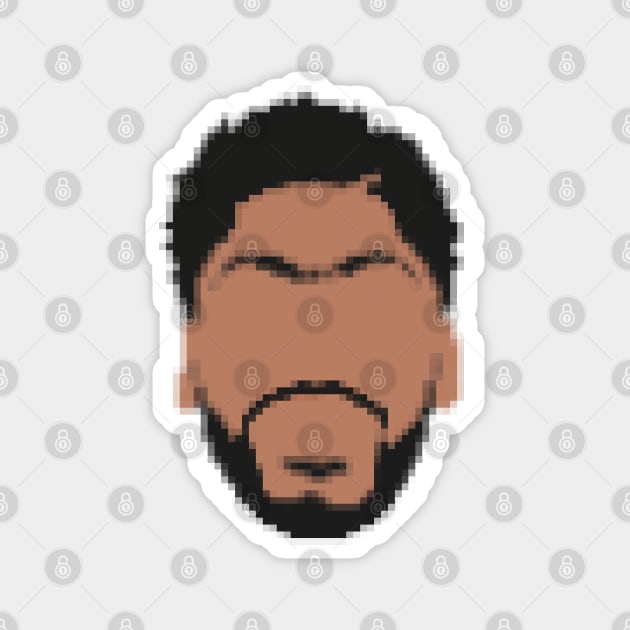 Anthony Davis Face (Pixel Art) Magnet by rattraptees