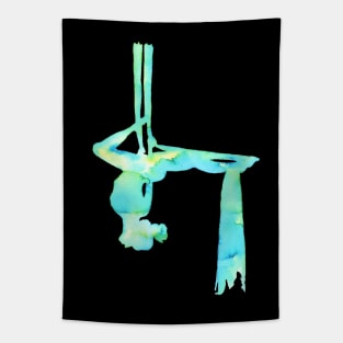 Green Lady Silk Tapestry