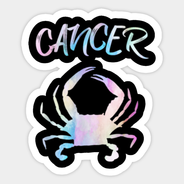 Cancer Zodiac June 21 To July 22 Birthday Birthday Gift Ideas For Cancer Zodiac Sticker Teepublic