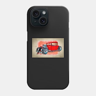 Blown 5 Window Hot Rod Coupe Phone Case
