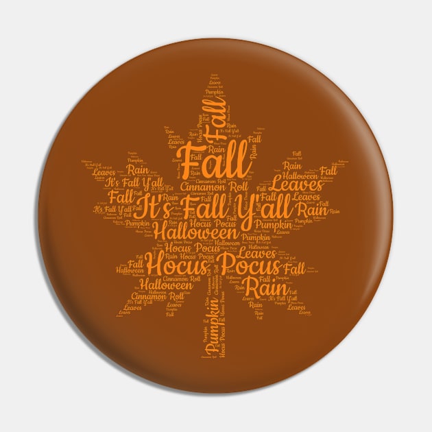 Fall Yall Halloween Pumpkin Hoodie Pin by Fifi Art