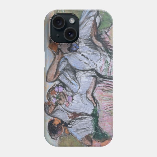 Three Russian Dancers by Edgar Degas Phone Case by Classic Art Stall