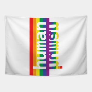 Pride Human Typography Tapestry