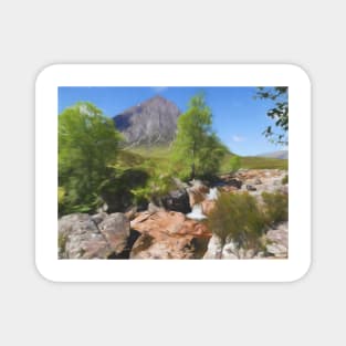 Buachaille Etive Mor , the Highlands of Scotland Magnet