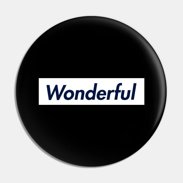 SUPER LOGO WONDERFUL Pin by LAVA-ROMA-NOVA