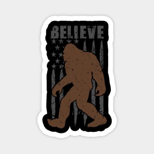 Bigfoot American Flag Magnet