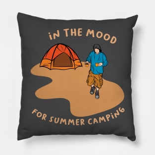Summer Camping Pillow