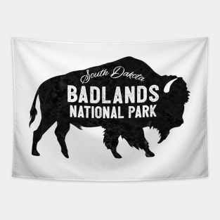 Badlands National Park South Dakota American Bison Buffalo Tapestry