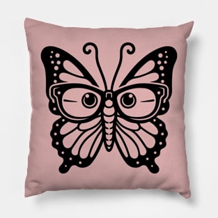 Nerdy Butterfly Pillow