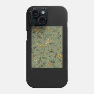 Nature walk - green Phone Case