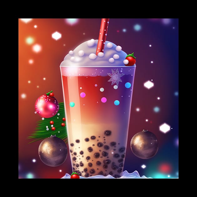 Chirstmas Bubble tea by Art8085