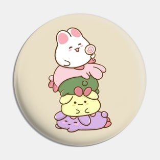 Cute bunnies together Pin