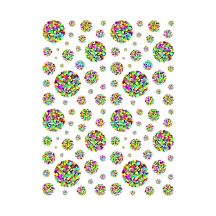 Rainbow circles / Geometric abstraction T-Shirt
