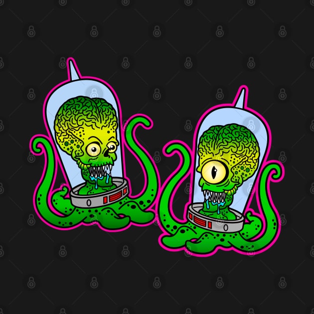 Aliens of Springfield by OrneryDevilDesign