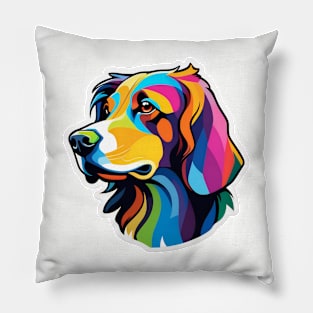 Rainbow Dog Pillow