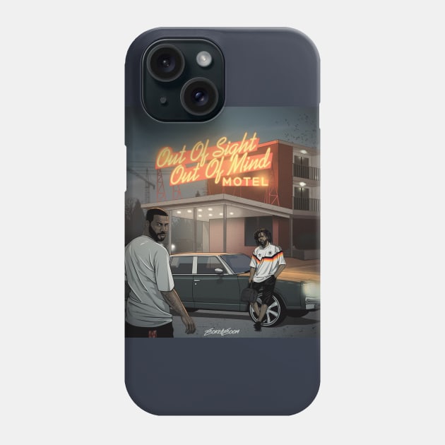 Out of sight - out of mind Phone Case by BokkaBoom