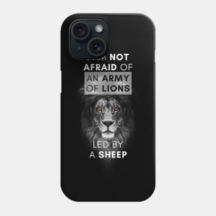 Majestic Lion - Alexander the Great Quote Phone Case