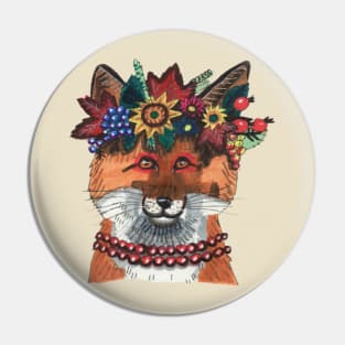 Red Beauty Foxy Pin