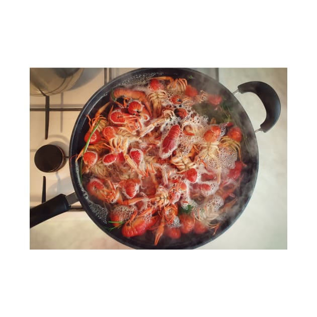 Cooking crayfish at home by psychoshadow