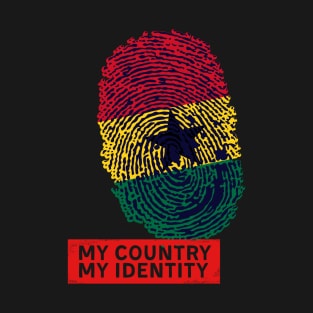 Ghana Country Flag Identity T-Shirt