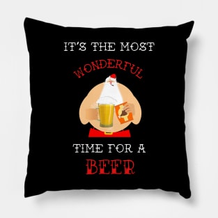 It's The Most Wonderful Time For A Beer Pillow