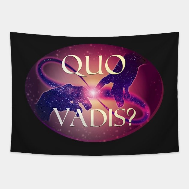 Creation (IV) - Quo Vadis? Tapestry by PorinArt