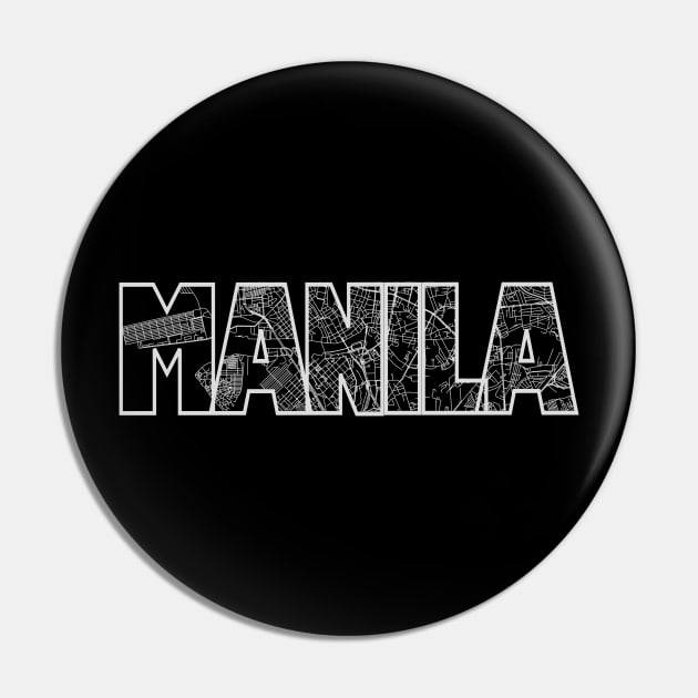 Manila Street Map Pin by thestreetslocal