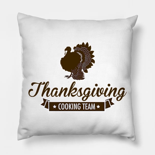 Thanksgiving Cooking Team Pillow by Gobble_Gobble0