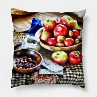 Food - Apples And Nuts Pillow