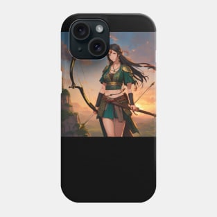 Ancient Turkish Woman Warrior (ABAKAY) Phone Case