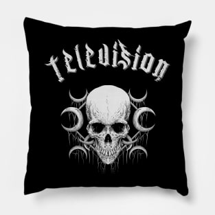 television the darkness Pillow