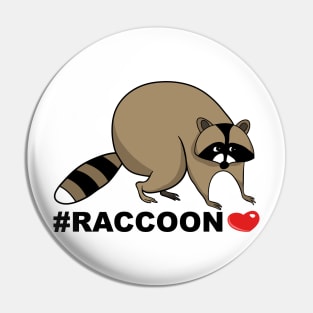 Raccoon Club Pin